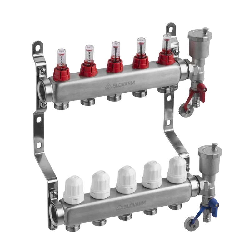 INOX 304 RAZDJELNIK PODNOG GRIJANJA 5 KRUGOVA
